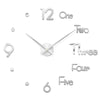 Large round Mirror Wall Clock DIY Self Adhesive Wall Clock