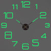 Large round Mirror Wall Clock DIY Self Adhesive Wall Clock