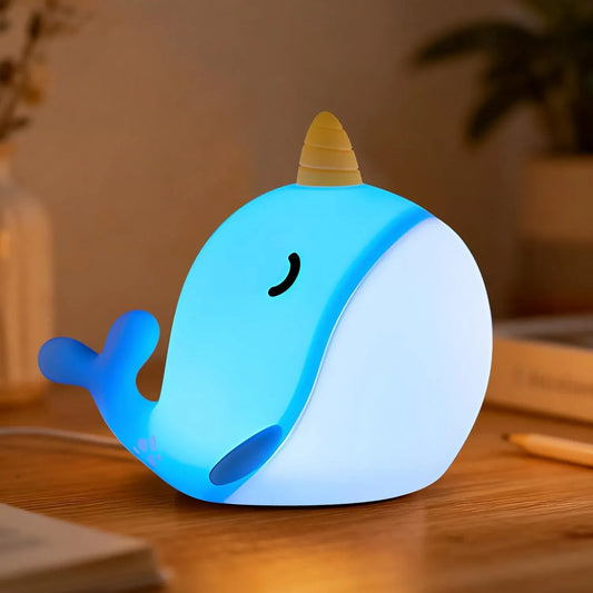 Narwhal Silicone Night Light