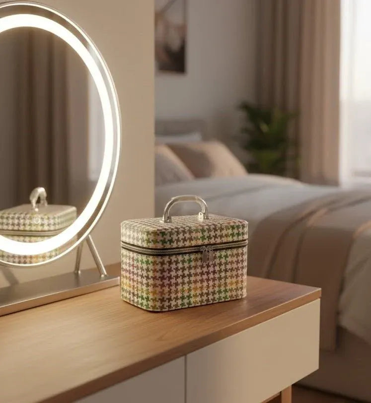 Pixel Pattern Makeup Case Ⓢ