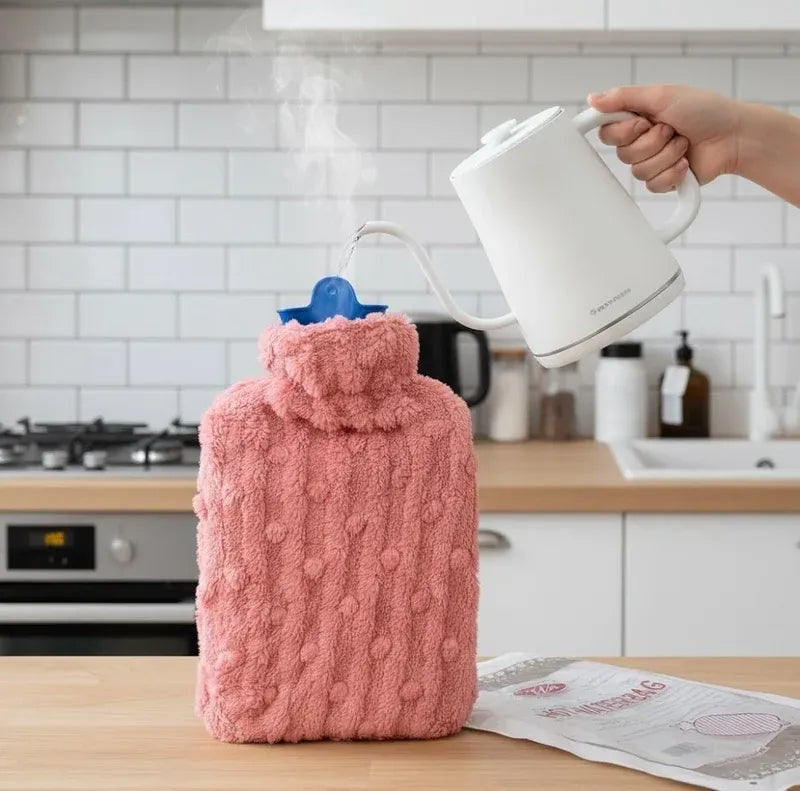 Fluffy Plush Cover Hot Water Bag