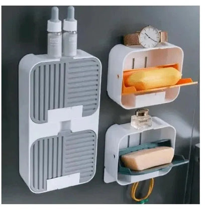 Flip Lid Drain Soap Box