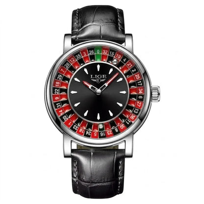 LIGE Roulette Dial Watch