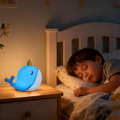 Narwhal Silicone Night Light