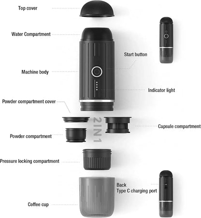 Compact Espresso Coffee Maker ©