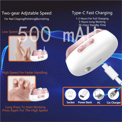 4-in-1 Electric Nail Clipper